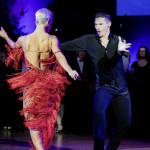 Marius-Andrei Balan & Khrystyna Moshenska<br>Samba Galaball 2023: Marius-Andrei Balan & Khrystyna Moshenska. Photo: Damien d'Enfer (damiendenfer.de)