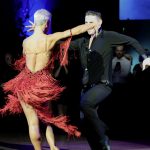 Marius-Andrei Balan & Khrystyna Moshenska<br>Samba Galaball 2023: Marius-Andrei Balan & Khrystyna Moshenska. Photo: Damien d'Enfer (damiendenfer.de)