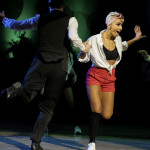 Marius-Andrei Balan & Khrystyna Moshenska mit ihren Schülern<br>Jive Galaball 2023: Marius-Andrei Balan & Khrystyna Moshenska mit ihren Schülern. Photo: Damien d'Enfer (damiendenfer.de)