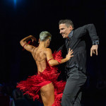 Marius-Andrei Balan & Khrystyna Moshenska<br>Samba Galaball 2023: Marius-Andrei Balan & Khrystyna Moshenska. Photo: Dr. Klaus Hartmann (dance-pics.de)