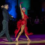 Marius-Andrei Balan & Khrystyna Moshenska<br>Samba Galaball 2023: Marius-Andrei Balan & Khrystyna Moshenska. Photo: Dr. Klaus Hartmann (dance-pics.de)