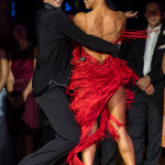 Marius-Andrei Balan & Khrystyna Moshenska<br>Samba Galaball 2023: Marius-Andrei Balan & Khrystyna Moshenska. Photo: Dr. Klaus Hartmann (dance-pics.de)