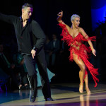 Marius-Andrei Balan & Khrystyna Moshenska<br>Samba Galaball 2023: Marius-Andrei Balan & Khrystyna Moshenska. Photo: Dr. Klaus Hartmann (dance-pics.de)