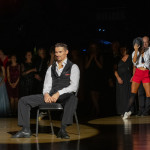 Marius-Andrei Balan & Khrystyna Moshenska mit ihren Schülern<br>Jive Galaball 2023: Marius-Andrei Balan & Khrystyna Moshenska mit ihren Schülern. Photo: Dr. Klaus Hartmann (dance-pics.de)