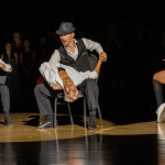 Marius-Andrei Balan & Khrystyna Moshenska mit ihren Schülern<br>Jive Galaball 2023: Marius-Andrei Balan & Khrystyna Moshenska mit ihren Schülern. Photo: Dr. Klaus Hartmann (dance-pics.de)