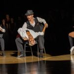 Marius-Andrei Balan & Khrystyna Moshenska mit ihren Schülern<br>Jive Galaball 2023: Marius-Andrei Balan & Khrystyna Moshenska mit ihren Schülern. Photo: Dr. Klaus Hartmann (dance-pics.de)
