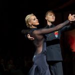Evaldas Sodeika & Ieva Zukauskaite<br>Tango Galaball 2023: Evaldas Sodeika & Ieva Zukauskaite. Photo: Dr. Klaus Hartmann (dance-pics.de)
