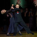 Evaldas Sodeika & Ieva Zukauskaite<br>Tango Galaball 2023: Evaldas Sodeika & Ieva Zukauskaite. Photo: Dr. Klaus Hartmann (dance-pics.de)