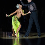 Marius-Andrei Balan & Khrystyna Moshenska<br>Rumba Galaball 2023: Marius-Andrei Balan & Khrystyna Moshenska. Photo: Dr. Klaus Hartmann (dance-pics.de)