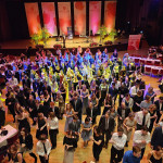 Line Dance mit Chris Winterball 2023: Line Dance mit Chris. Photo: Andreas Murgan