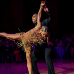 Oxana Lebedew & Pavel Zvychaynyy<br>Cha Cha Galaball 2019: Oxana Lebedew & Pavel Zvychaynyy. Photo: Dr. Klaus Hartmann (dance-pics.de)
