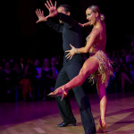 Oxana Lebedew & Pavel Zvychaynyy<br>Cha Cha Galaball 2019: Oxana Lebedew & Pavel Zvychaynyy. Photo: Dr. Klaus Hartmann (dance-pics.de)