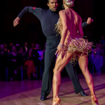 Oxana Lebedew & Pavel Zvychaynyy<br>Cha Cha Galaball 2019: Oxana Lebedew & Pavel Zvychaynyy. Photo: Dr. Klaus Hartmann (dance-pics.de)