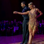 Oxana Lebedew & Pavel Zvychaynyy<br>Cha Cha Galaball 2019: Oxana Lebedew & Pavel Zvychaynyy. Photo: Dr. Klaus Hartmann (dance-pics.de)