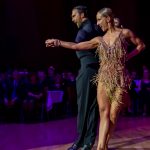 Oxana Lebedew & Pavel Zvychaynyy<br>Cha Cha Galaball 2019: Oxana Lebedew & Pavel Zvychaynyy. Photo: Dr. Klaus Hartmann (dance-pics.de)