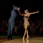Oxana Lebedew & Pavel Zvychaynyy<br>Samba Galaball 2019: Oxana Lebedew & Pavel Zvychaynyy. Photo: Dr. Klaus Hartmann (dance-pics.de)