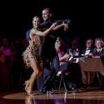 Oxana Lebedew & Pavel Zvychaynyy<br>Samba Galaball 2019: Oxana Lebedew & Pavel Zvychaynyy. Photo: Dr. Klaus Hartmann (dance-pics.de)