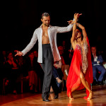 Oxana Lebedew & Pavel Zvychaynyy<br>Rumba Galaball 2019: Oxana Lebedew & Pavel Zvychaynyy. Photo: Dr. Klaus Hartmann (dance-pics.de)