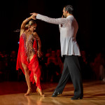 Oxana Lebedew & Pavel Zvychaynyy<br>Rumba Galaball 2019: Oxana Lebedew & Pavel Zvychaynyy. Photo: Dr. Klaus Hartmann (dance-pics.de)