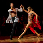 Oxana Lebedew & Pavel Zvychaynyy<br>Rumba Galaball 2019: Oxana Lebedew & Pavel Zvychaynyy. Photo: Dr. Klaus Hartmann (dance-pics.de)