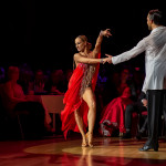Oxana Lebedew & Pavel Zvychaynyy<br>Rumba Galaball 2019: Oxana Lebedew & Pavel Zvychaynyy. Photo: Dr. Klaus Hartmann (dance-pics.de)