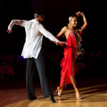 Oxana Lebedew & Pavel Zvychaynyy<br>Rumba Galaball 2019: Oxana Lebedew & Pavel Zvychaynyy. Photo: Dr. Klaus Hartmann (dance-pics.de)