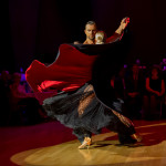 Oxana Lebedew & Pavel Zvychaynyy<br>Paso Doble Galaball 2019: Oxana Lebedew & Pavel Zvychaynyy. Photo: Dr. Klaus Hartmann (dance-pics.de)
