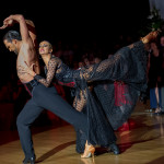 Oxana Lebedew & Pavel Zvychaynyy<br>Paso Doble Galaball 2019: Oxana Lebedew & Pavel Zvychaynyy. Photo: Dr. Klaus Hartmann (dance-pics.de)