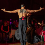 Oxana Lebedew & Pavel Zvychaynyy<br>Paso Doble Galaball 2019: Oxana Lebedew & Pavel Zvychaynyy. Photo: Dr. Klaus Hartmann (dance-pics.de)
