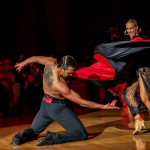 Oxana Lebedew & Pavel Zvychaynyy<br>Paso Doble Galaball 2019: Oxana Lebedew & Pavel Zvychaynyy. Photo: Dr. Klaus Hartmann (dance-pics.de)