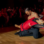 Oxana Lebedew & Pavel Zvychaynyy<br>Paso Doble Galaball 2019: Oxana Lebedew & Pavel Zvychaynyy. Photo: Dr. Klaus Hartmann (dance-pics.de)