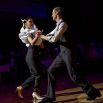 Anna Zudilina & Fedor Isaev<br>Quickstep Galaball 2019: Anna Zudilina & Fedor Isaev. Photo: Dr. Klaus Hartmann (dance-pics.de)