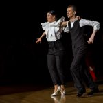 Anna Zudilina & Fedor Isaev<br>Quickstep Galaball 2019: Anna Zudilina & Fedor Isaev. Photo: Dr. Klaus Hartmann (dance-pics.de)