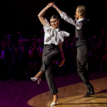 Anna Zudilina & Fedor Isaev<br>Quickstep Galaball 2019: Anna Zudilina & Fedor Isaev. Photo: Dr. Klaus Hartmann (dance-pics.de)