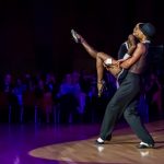 Oxana Lebedew & Pavel Zvychaynyy<br>Jive Galaball 2019: Oxana Lebedew & Pavel Zvychaynyy. Photo: Dr. Klaus Hartmann (dance-pics.de)