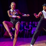 Oxana Lebedew & Pavel Zvychaynyy<br>Jive Galaball 2019: Oxana Lebedew & Pavel Zvychaynyy. Photo: Dr. Klaus Hartmann (dance-pics.de)