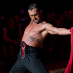 Oxana Lebedew & Pavel Zvychaynyy<br>Paso Doble Galaball 2019: Oxana Lebedew & Pavel Zvychaynyy. Photo: Dr. Klaus Hartmann (dance-pics.de)