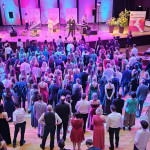 Line Dance in der großen Stadthalle Frühlingsball 2024: Line Dance in der großen Stadthalle. Photo: Andreas Murgan