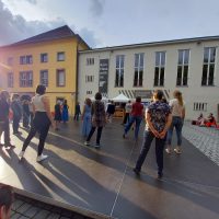 02.08.2025 ab 19 Uhr Erlangen tanzt! 2025: Tanzstudio Geist: Ladies Latin (Solo). Photo: JS