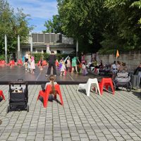 07.08.2025 ab 16:15 Uhr Erlangen tanzt! 2025: Tanzschule Rupprecht Gillet: Kindertanz (3 - 6 Jahre). Photo: AM