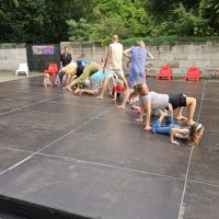 15.08.2025 ab 17 Uhr Erlangen tanzt! 2025: Tanzstelle: "Wuselwind", Kinder-Eltern-Tanz. Photo: AM