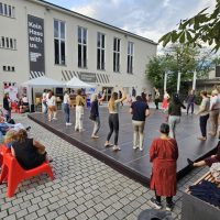 21.08.2025 ab 18 Uhr Erlangen tanzt! 2025: Uttenreuther Fitness Forum: Flamenco zum Kennenlernen. Photo: AM